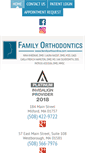 Mobile Screenshot of familyorthoonline.com